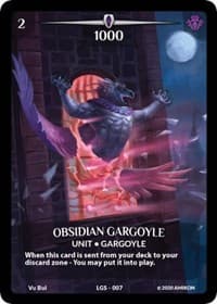 Obsidian Gargoyle (Full Art)