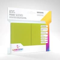 GameGenic Prime Sleeve - Standard Size - Lime (100-Pack)