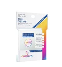 GameGenic Matte Board Game Sleeves - Mini Square (50-Pack)