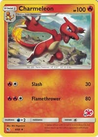 Charmeleon - 8/68 (#30 Charizard Stamped)