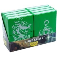 Dragon Shield Cube Shell - Green (Holds 20)