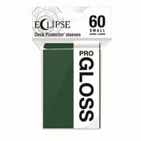 PRO-Gloss Eclipse Small Deck Protector Sleeves - Forest Green (60-Pack)