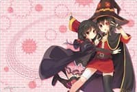 Bushiroad Rubber Mat Collection Vol.764: Kadokawa Sneaker Bunko - KonoSuba - Megumin & Yunyun