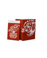 Dragon Shield Deck Shell - Dual-Colored Red/Black (Holds 80+)
