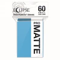 PRO-Matte Eclipse Small Deck Protector Sleeves - Sky Blue (60-Pack)