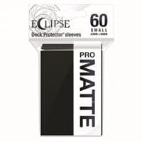 PRO-Matte Eclipse Small Deck Protector Sleeves - Jet Black (60-Pack)