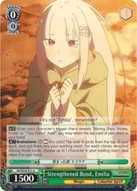 Strengthened Bond, Emilia