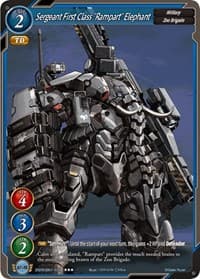 Sergeant First Class "Rampart" Elephant