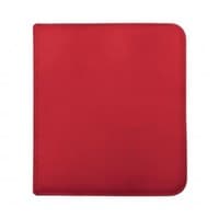 Vivid 12-Pocket Zippered PRO-Binder - Red