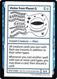 Visitor from Planet Q (No PW Symbol)
