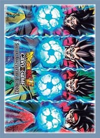 Dragon Ball Super CCG: Special Anniversary Box 2021 Card Sleeves - SS4 Saiyans (66-Pack)