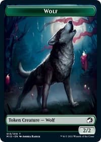 Wolf // Spirit Double-Sided Token