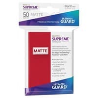 Matte Sleeve - Supreme UX Sleeves Red (50-Pack)