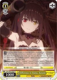 Difference in Status, Kurumi