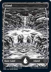 Island (Moonlit Land) (Foil Etched)