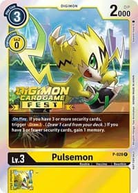 Pulsemon - P-028 (Digimon Card Game Fest 2022)