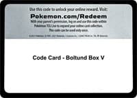 Code Card - Boltund Box V