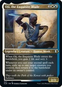 Oji, the Exquisite Blade (Foil Etched)
