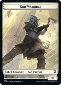 Kor Warrior // Wizard Double-Sided Token