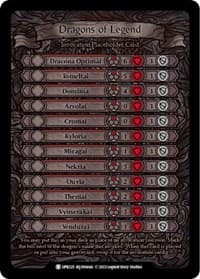 Dragons of Legend Invocation Placeholder Card