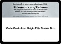 Code Card - Lost Origin Elite Trainer Box