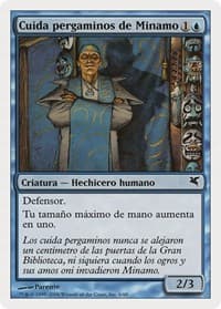 Minamo Scrollkeeper (Spanish) - "Cuida pergaminos de Minamo"