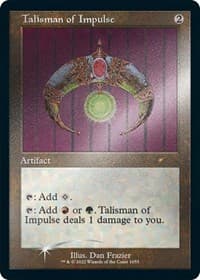 Talisman of Impulse (Retro Frame) (Foil Etched)