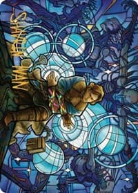 Raff, Weatherlight Stalwart Art Card (Gold-Stamped Signature)