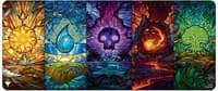 Dominaria United Stained Glass Land Medley Playmat for Magic: The Gathering (6ft)