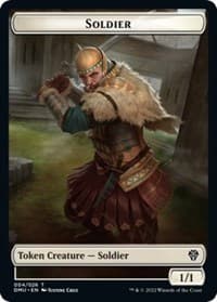 Soldier // Badger Double-Sided Token