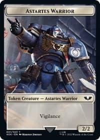 Astartes Warrior (001) // Robot Double-Sided Token (Surge Foil)