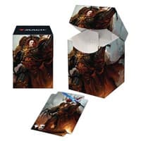 Warhammer 40K Commander Abaddon the Despoiler 100+ Deck Box for Magic: The Gathering