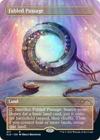 Fabled Passage (Borderless) (Galaxy Foil)