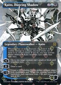 Kaito, Dancing Shadow (Borderless) (Step-and-Compleat Foil)