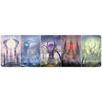 Phyrexia: All Will Be One Phyrexian Basic Land Tableaux 8ft Table Playmat for Magic: The Gathering