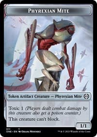 Phyrexian Mite (011) // Phyrexian Germ Double-sided Token