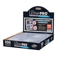 Platinum Series 4-Pocket Secure Pages for Toploaders (100-Pack)