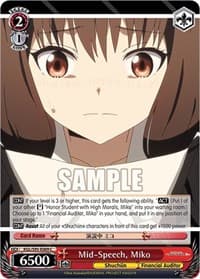 Mid-Speech, Miko
