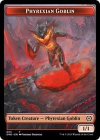 Phyrexian Goblin // The Hollow Sentinel Double-Sided Token