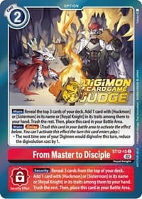 From Master to Disciple (Judge Pack 3)