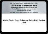 Code Card - Play! Pokemon Prize Pack Series Two
