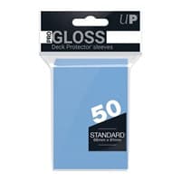 PRO-Gloss Standard Deck Protectors - Light Blue (50-Pack)