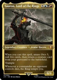 Sauron, Lord of the Rings (Display Commander) - Thick Stock