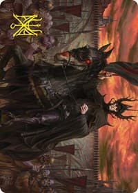 The Mouth of Sauron Art Card (Gold-Stamped Signature)