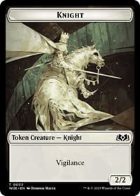 Knight // Food (0011) Double-Sided Token