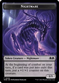Nightmare // Food (0010) Double-Sided Token