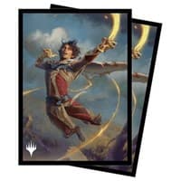 Wilds of Eldraine Kellan, the Fae-Blooded Standard Deck Protector sleeves for Magic (100-pack)