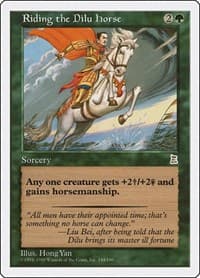 Riding the Dilu Horse