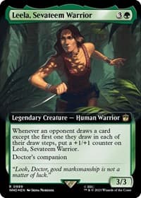 Leela, Sevateem Warrior (Extended Art) (Surge Foil)