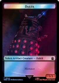 Dalek // Alien Salamander Double-Sided Token (Surge Foil)